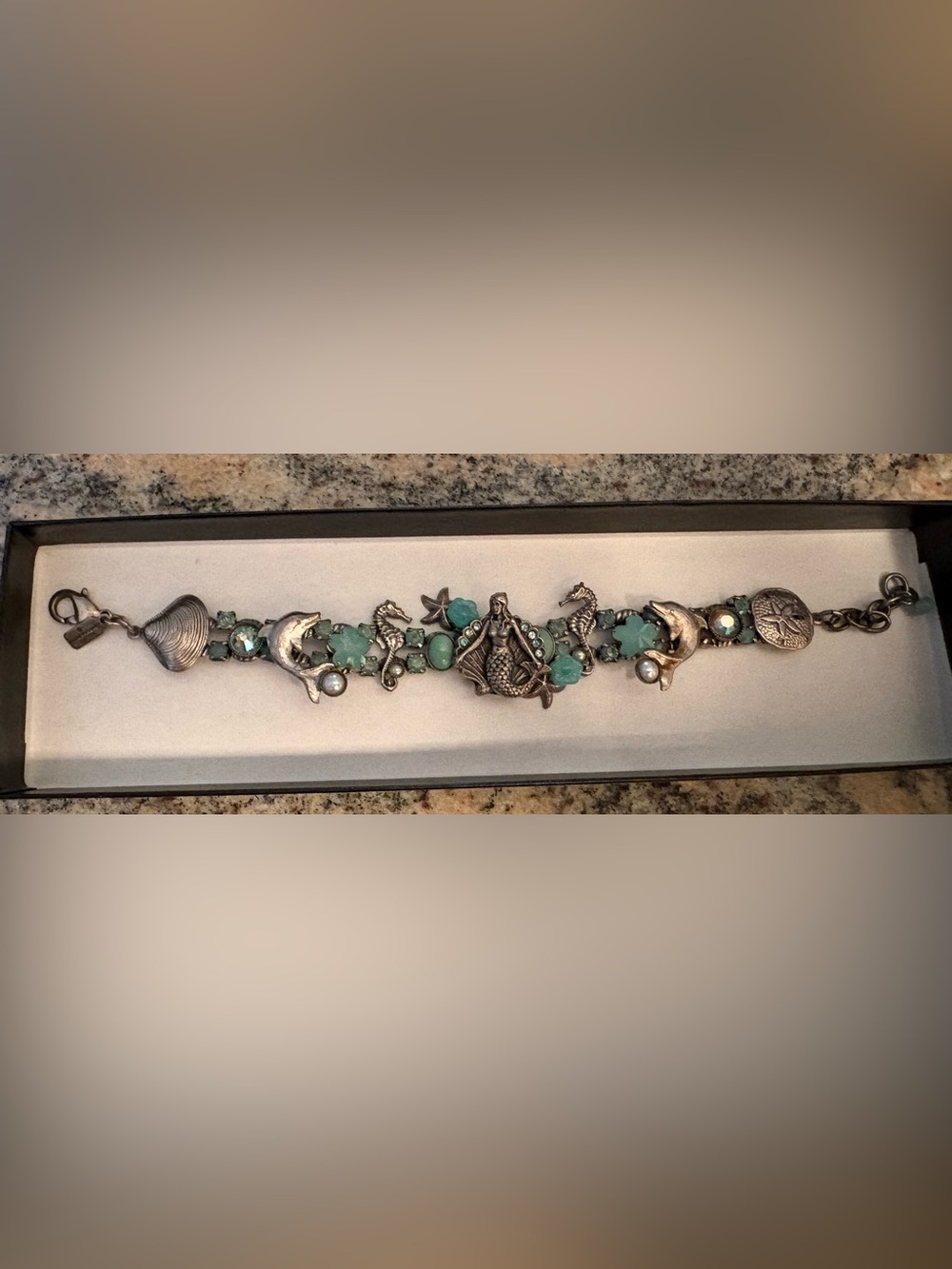 Mary Demarco Mermaid On A Shell Bracelet
